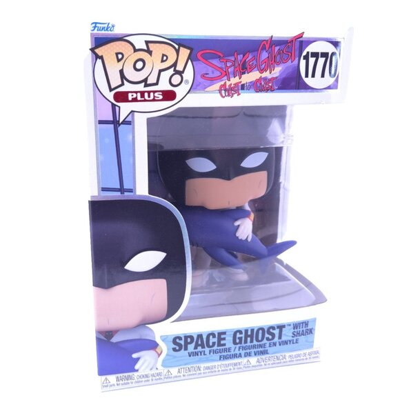 Funko POP! Space Ghost Coast to Coast 1770 Space Ghost with Shark Plus Figure - Picture 4 of 12
